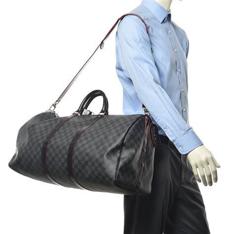 louis vuitton damier graphite keepall bandouliere replica|Keepall Bandoulière 55 Monogram Eclipse Canvas .